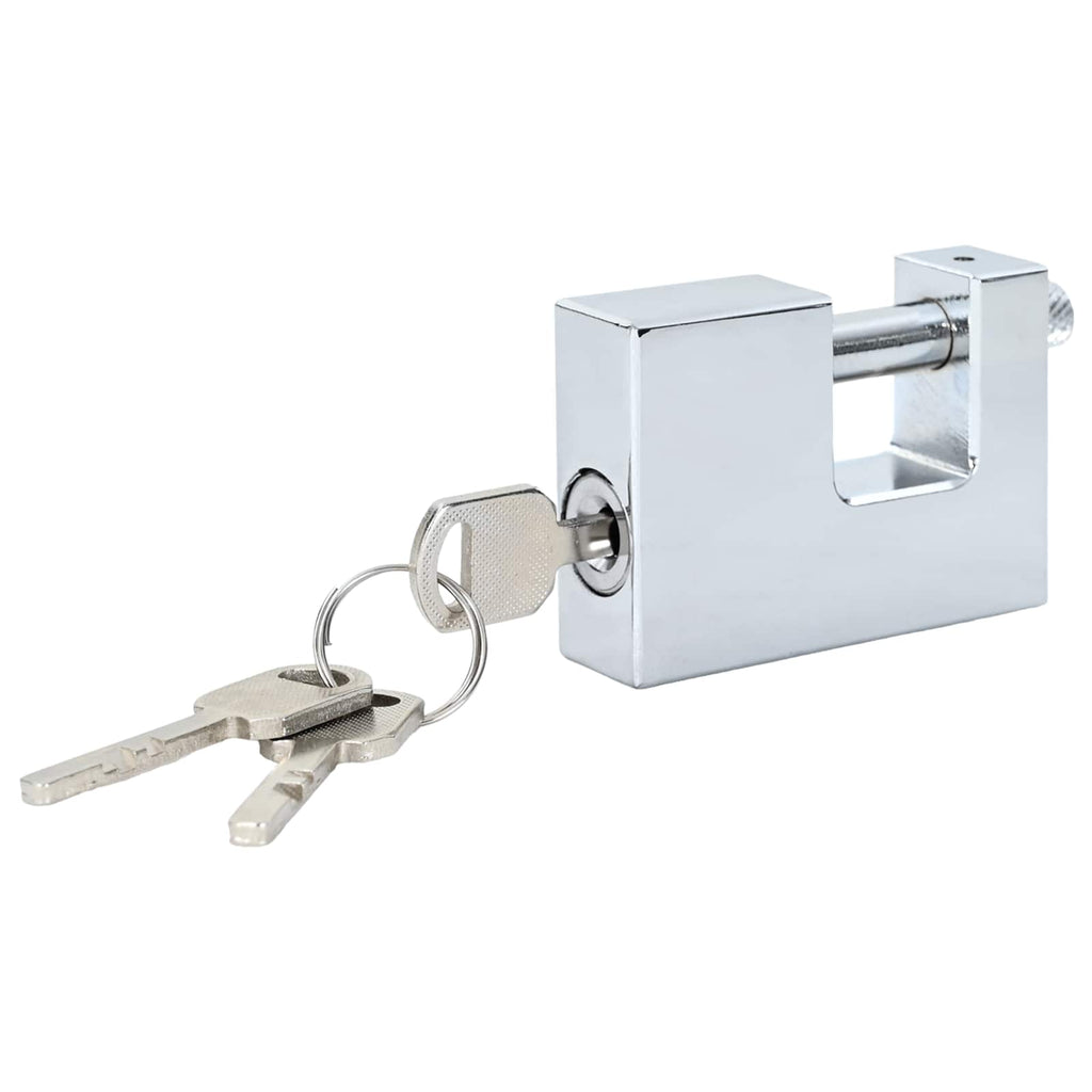Vorhängeschloss 12 pcs Silber Stahl