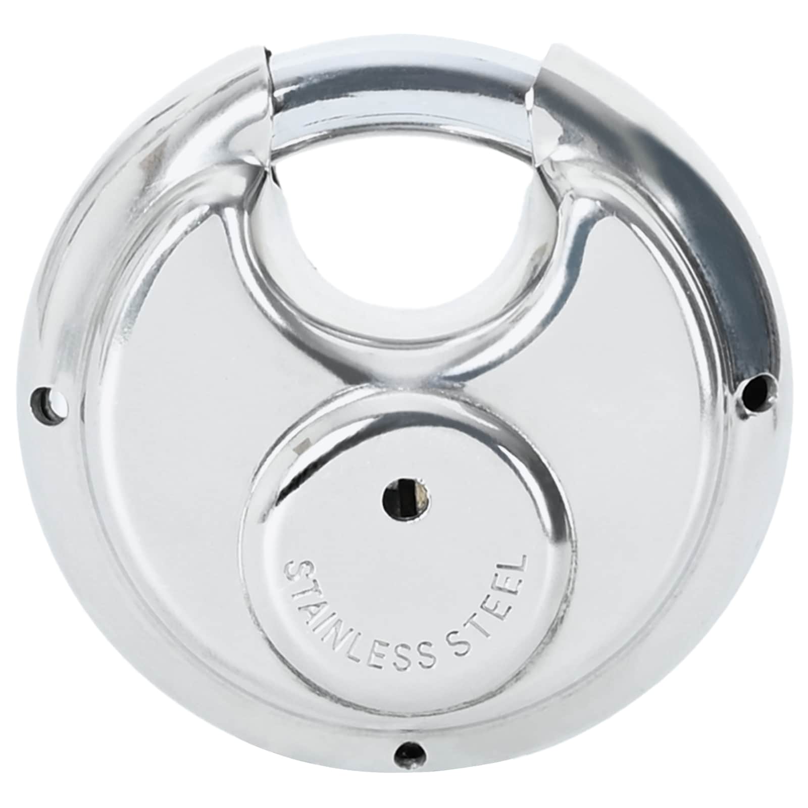 Diskusschlösser mit Schlüsseln 6 pcs Silber 6 x 2,3 x 6 cm