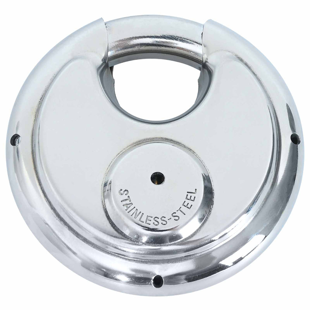 Diskusschlösser mit Schlüsseln 12 pcs Silber 8 x 2,8 x 8 cm