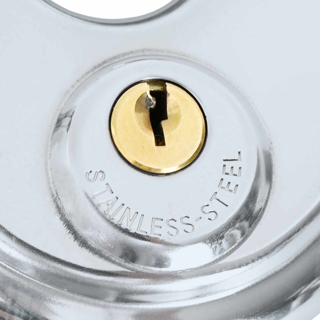 Diskusschlösser mit Schlüsseln 12 pcs Silber 9 x 2,8 x 9 cm