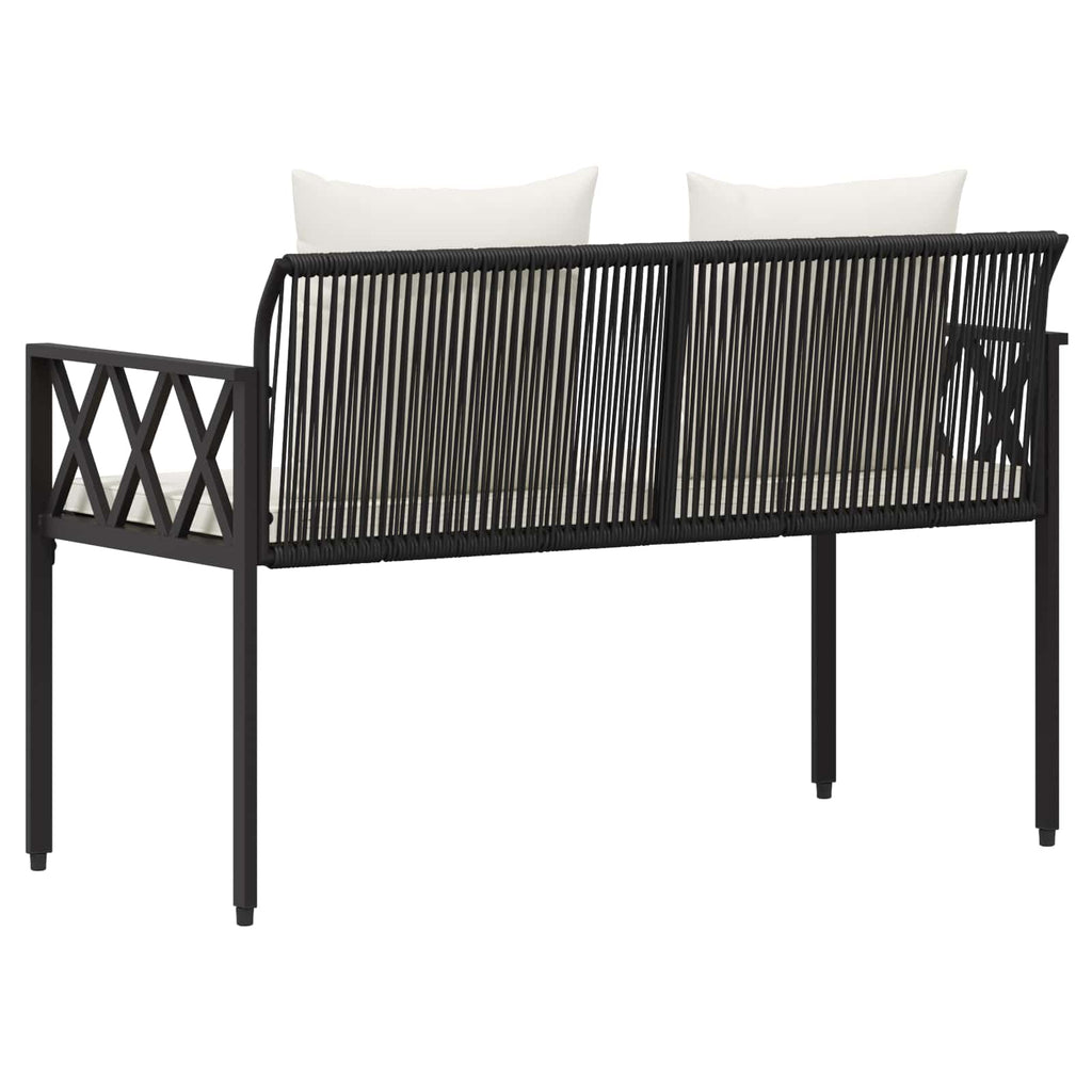 Bänke für Outdoor 2 -Seater 116 x 56 x 75 cm Poly-Rattan