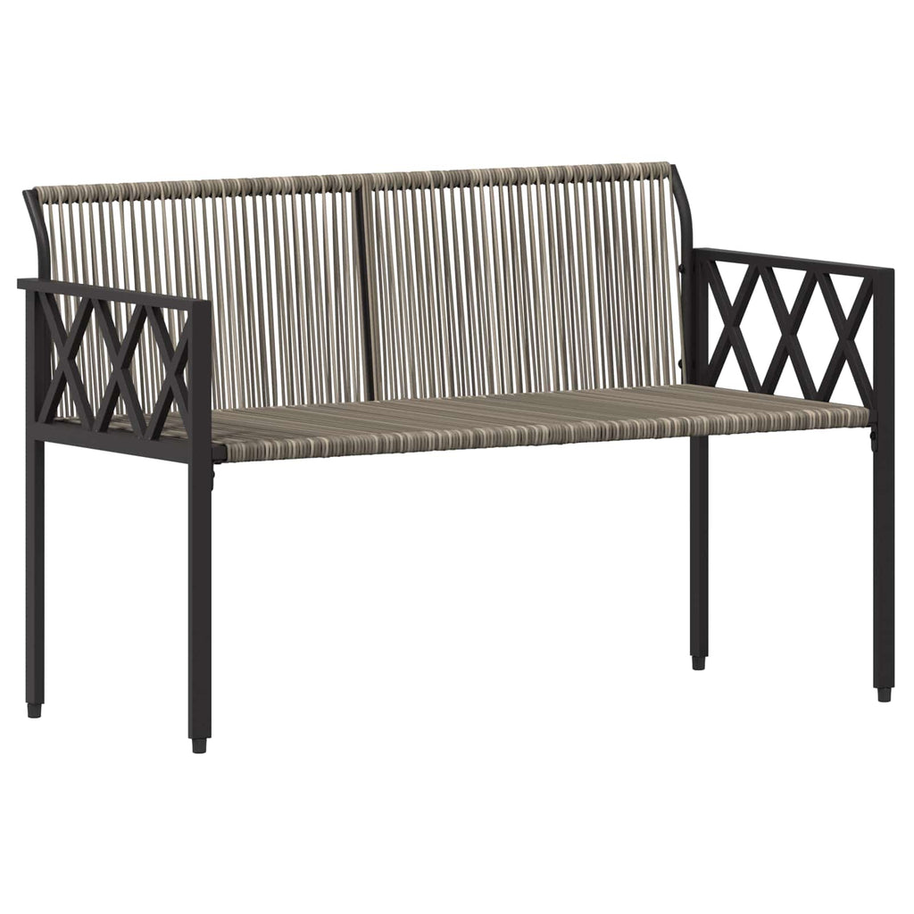 Bänke für Outdoor 2 -Seater 116 x 56 x 75 cm Poly-Rattan