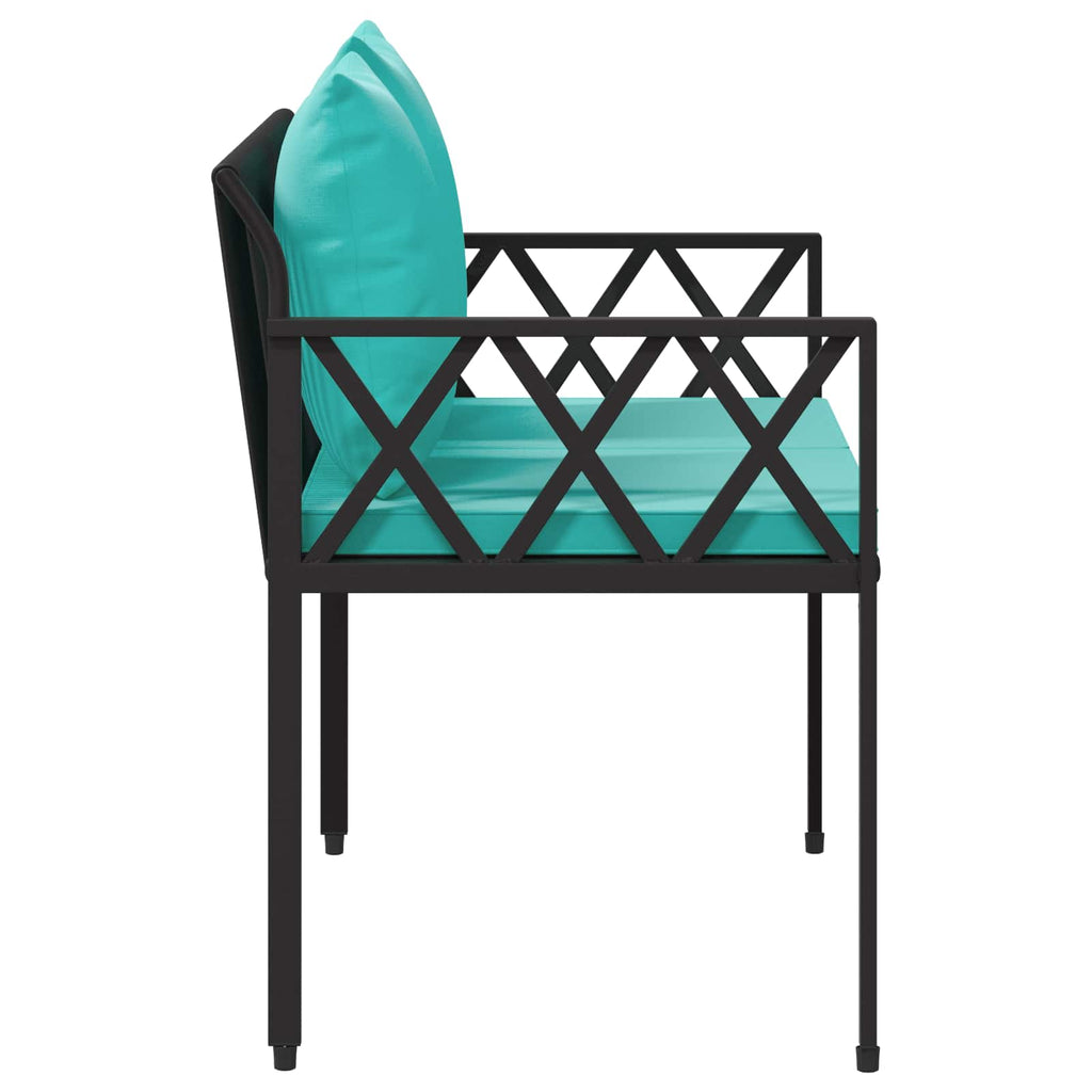 Bänke für Outdoor 2 -Seater 116 x 56 x 75 cm Poly-Rattan