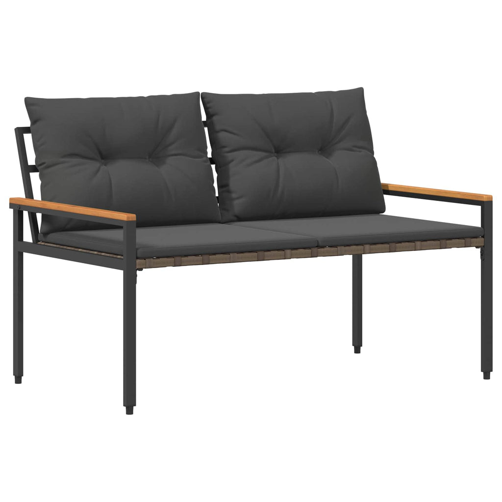 Bank Outdoor 2 -Seater 116 x 67,5 x 72 cm Poly-Rattan