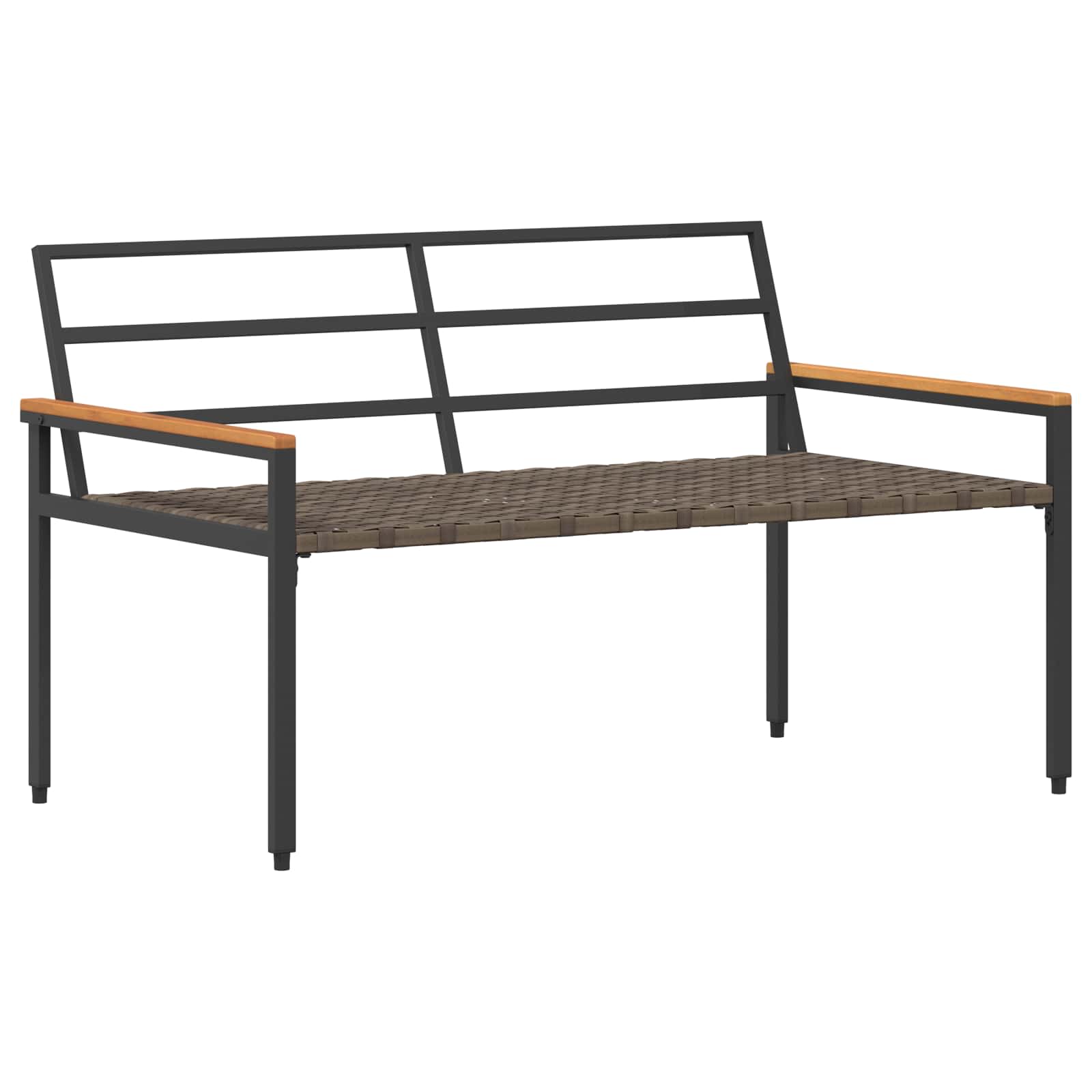 Bank Outdoor 2 -Seater 116 x 67,5 x 72 cm Poly-Rattan