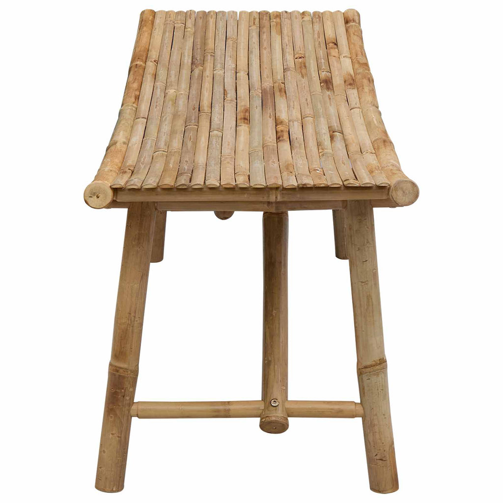 Gartenbank Natur 110 x 45 x 50 cm Bambus