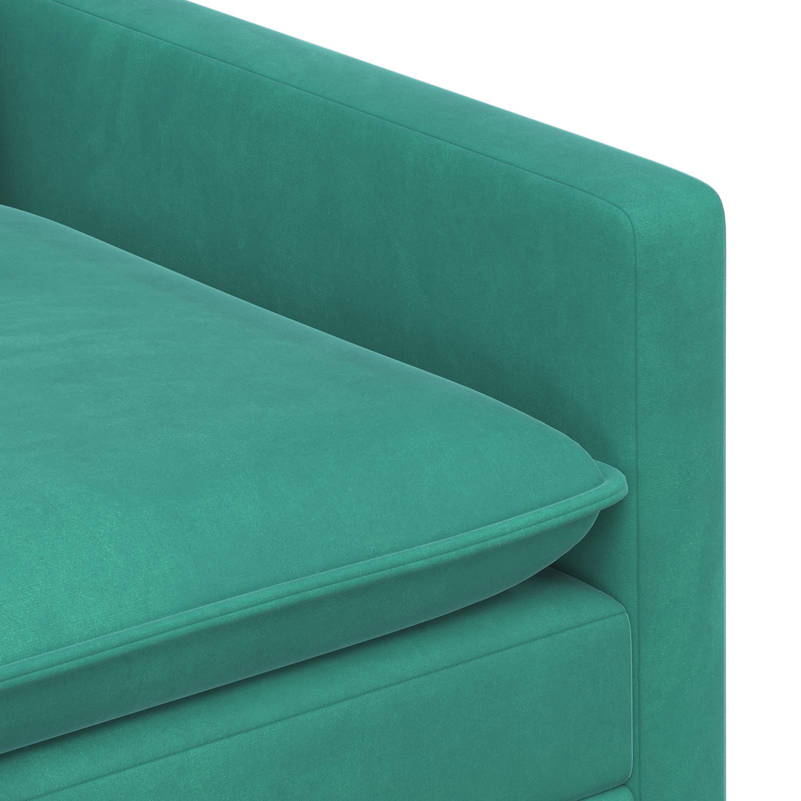 Sofa Set 2 pcs Türkis Samt