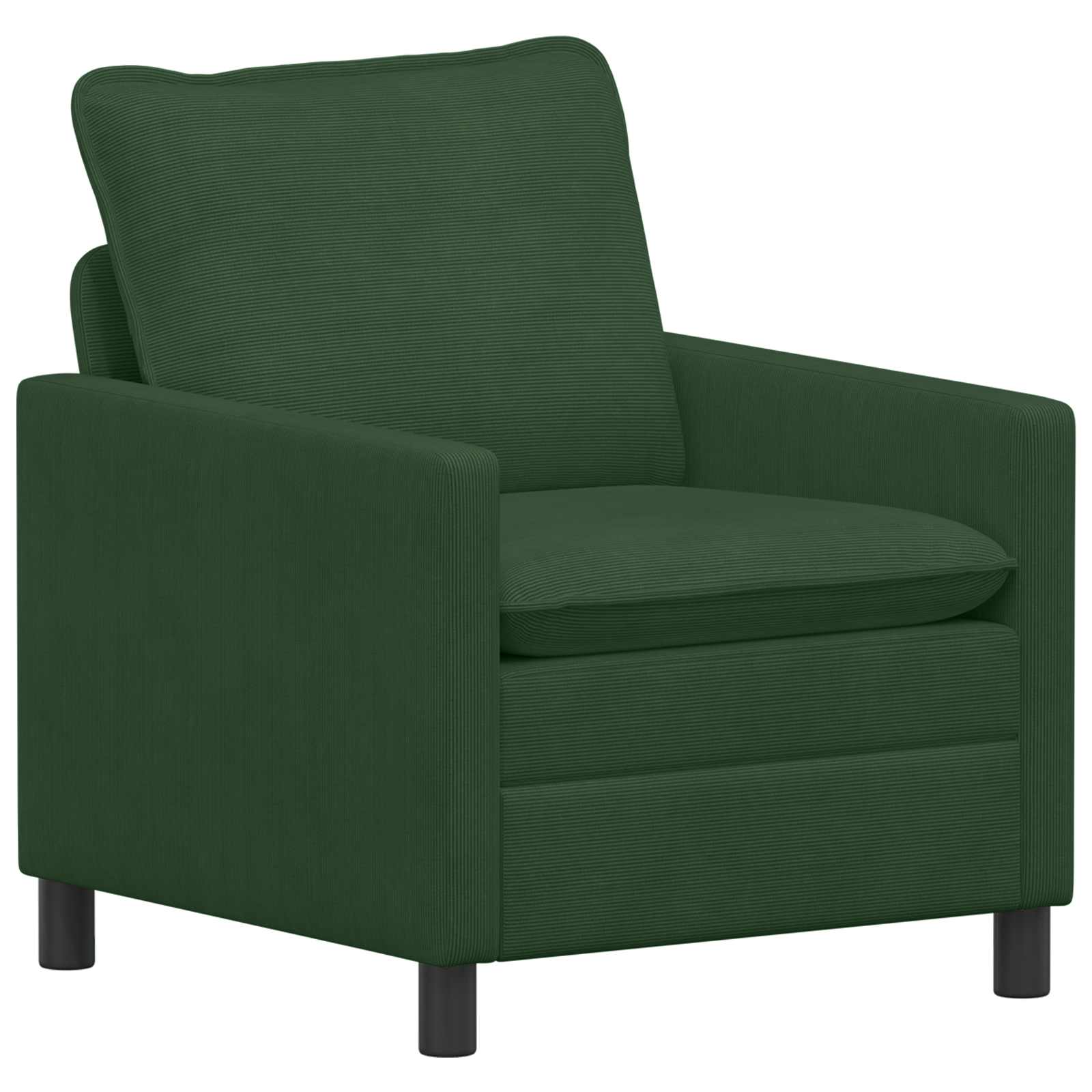 Sofa Set 2 pcs Dschungelgrün Stoff