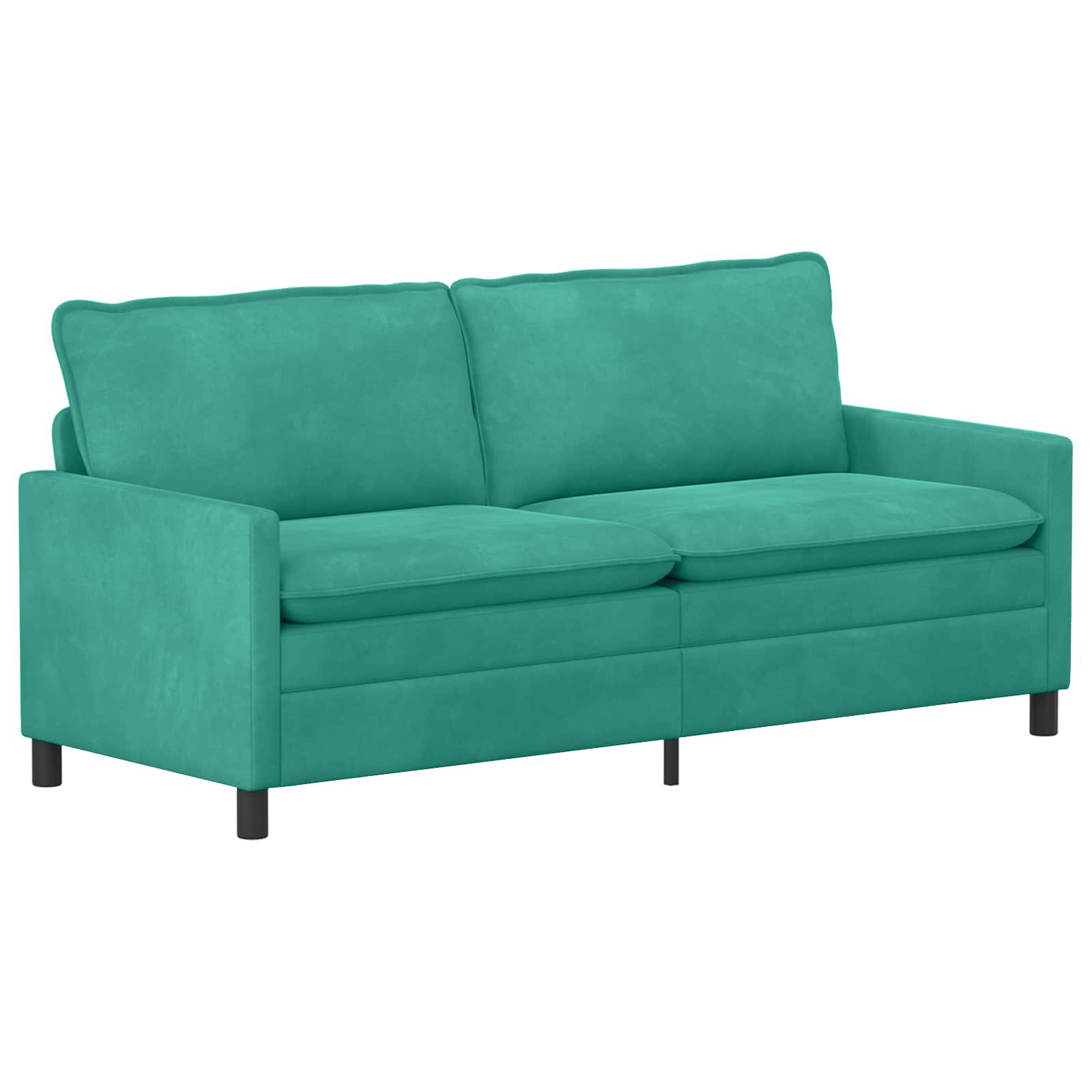 Sofa Set 2 pcs Türkis Samt