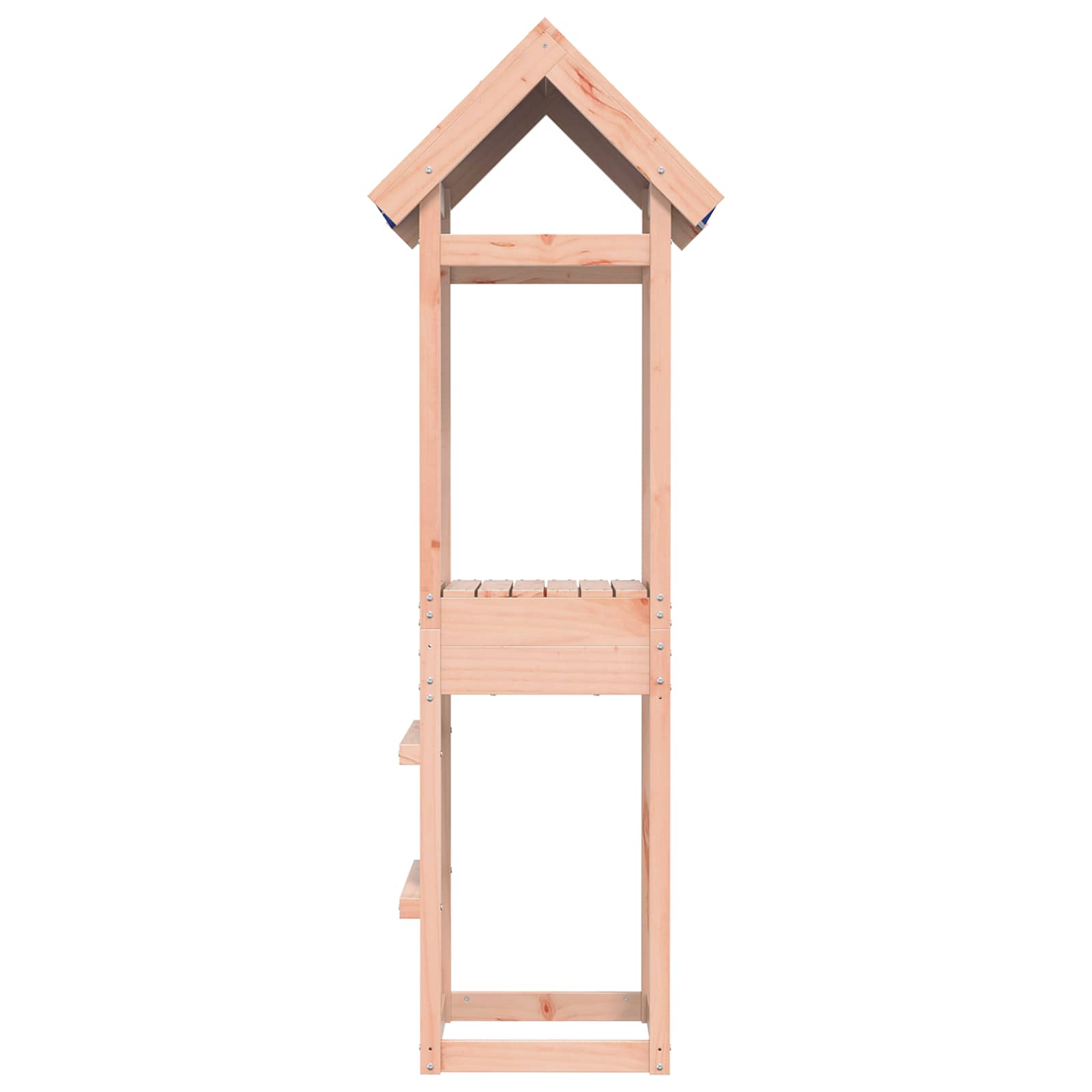 Spielturm Braun 52,5 x 46,5 x 195 cm Massives Douglasienholz