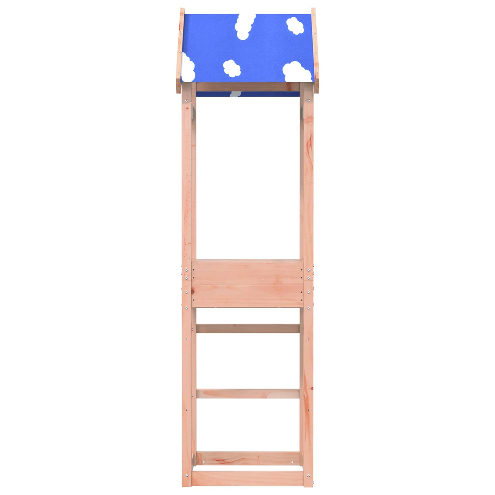 Spielturm Braun 52,5 x 46,5 x 195 cm Massives Douglasienholz