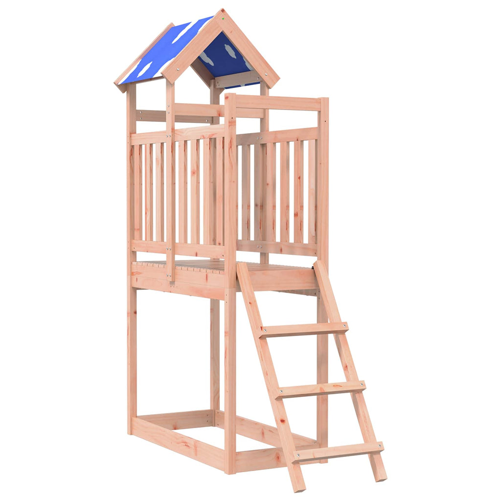 Spielturm Braun 52,5 x 110,5 x 215 cm Massives Douglasienholz