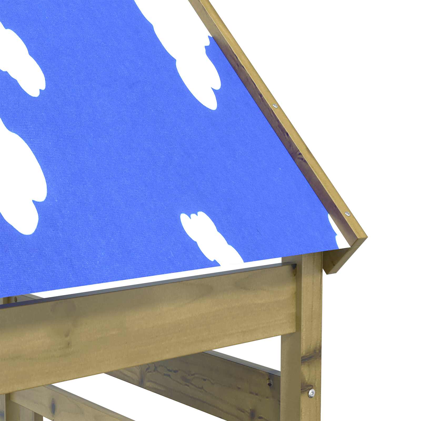 Spielturm Braun 52,5 x 85 x 265 cm Massives imprägniertes Holz