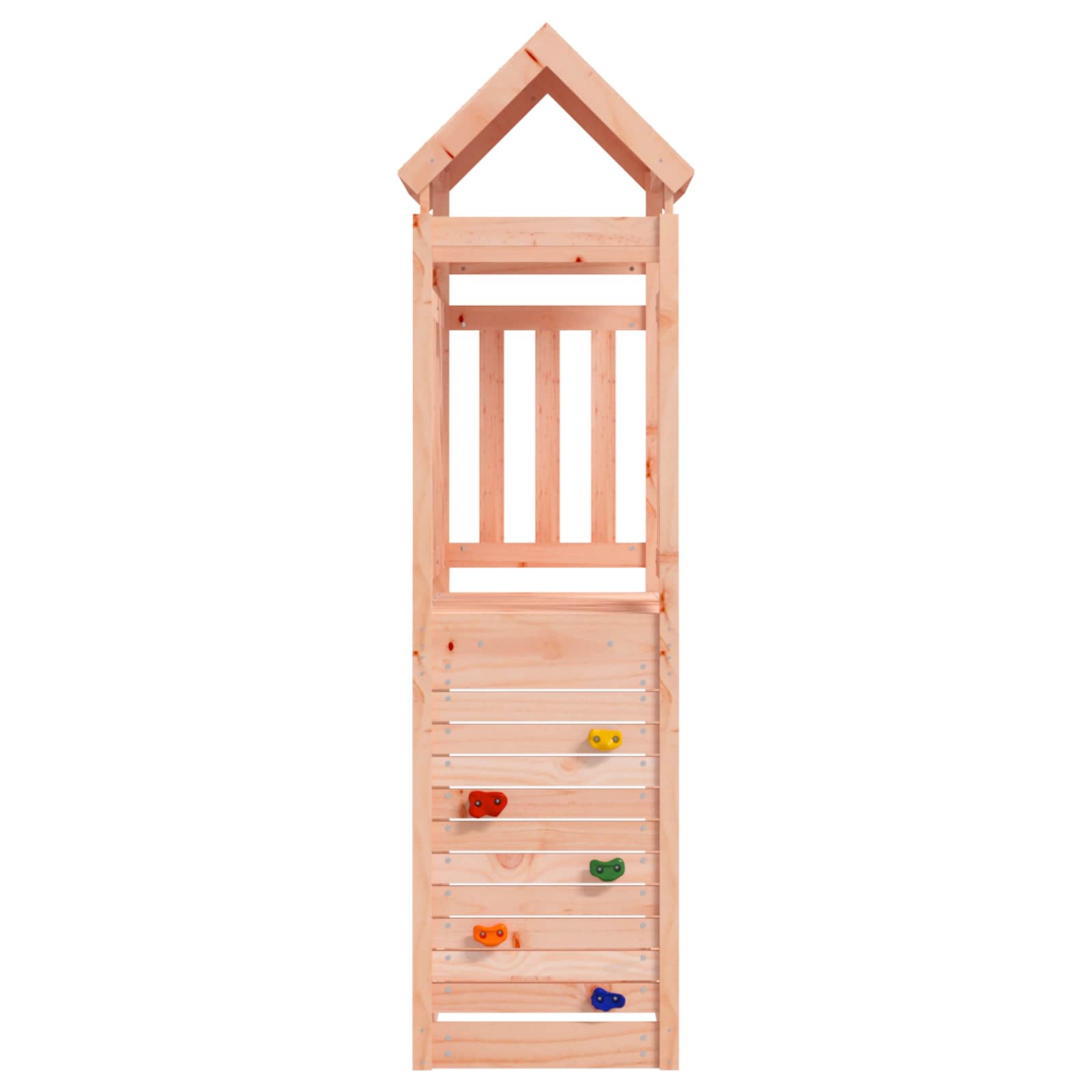 Spielturm Braun 53 x 110,5 x 214 cm Massives Douglasienholz