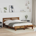 Bettrahmen Altholz 140 x 200 cm Holzwerkstoff