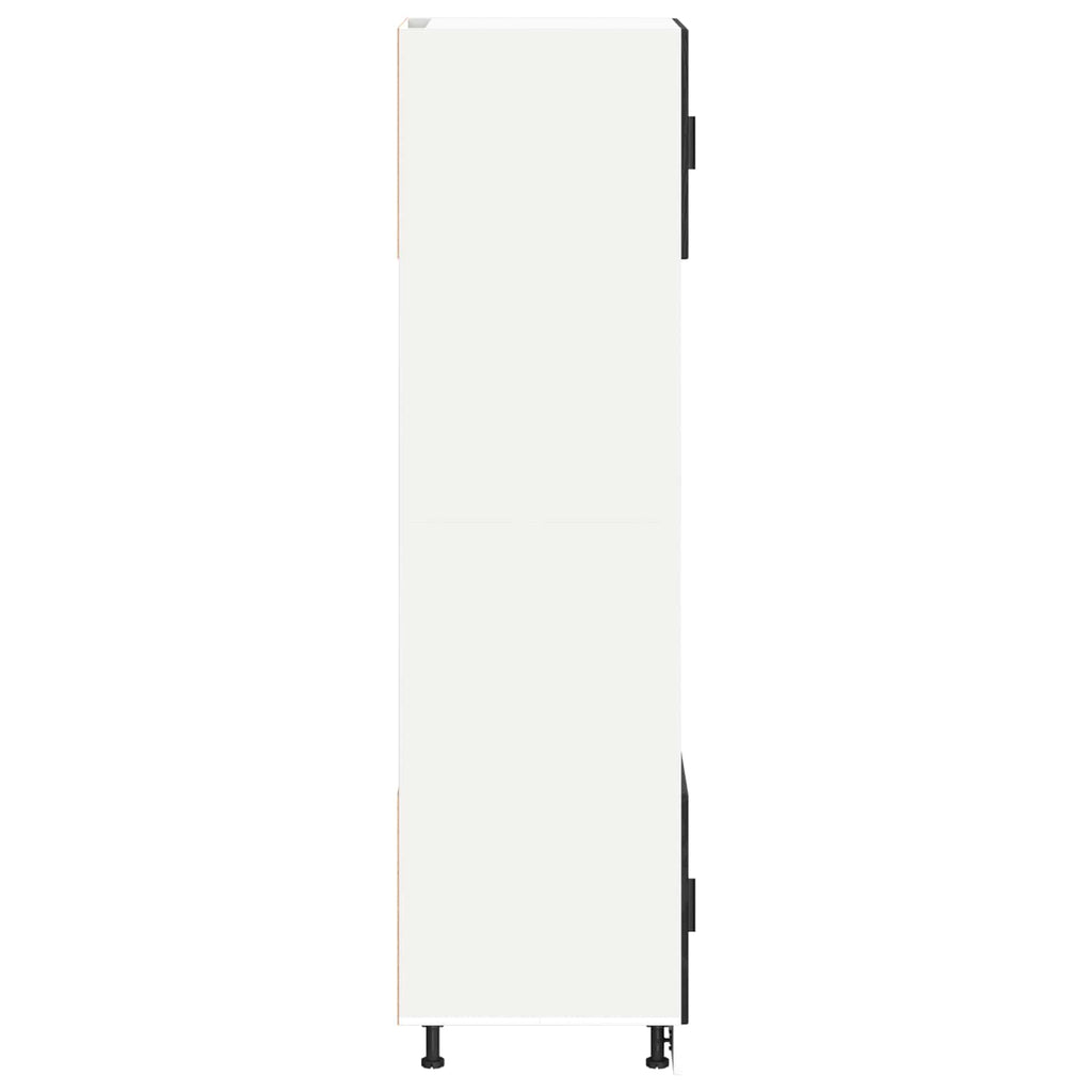 Backofenschrank PORTO Schwarz Eichen-Optik 60 x 57 x 207 cm