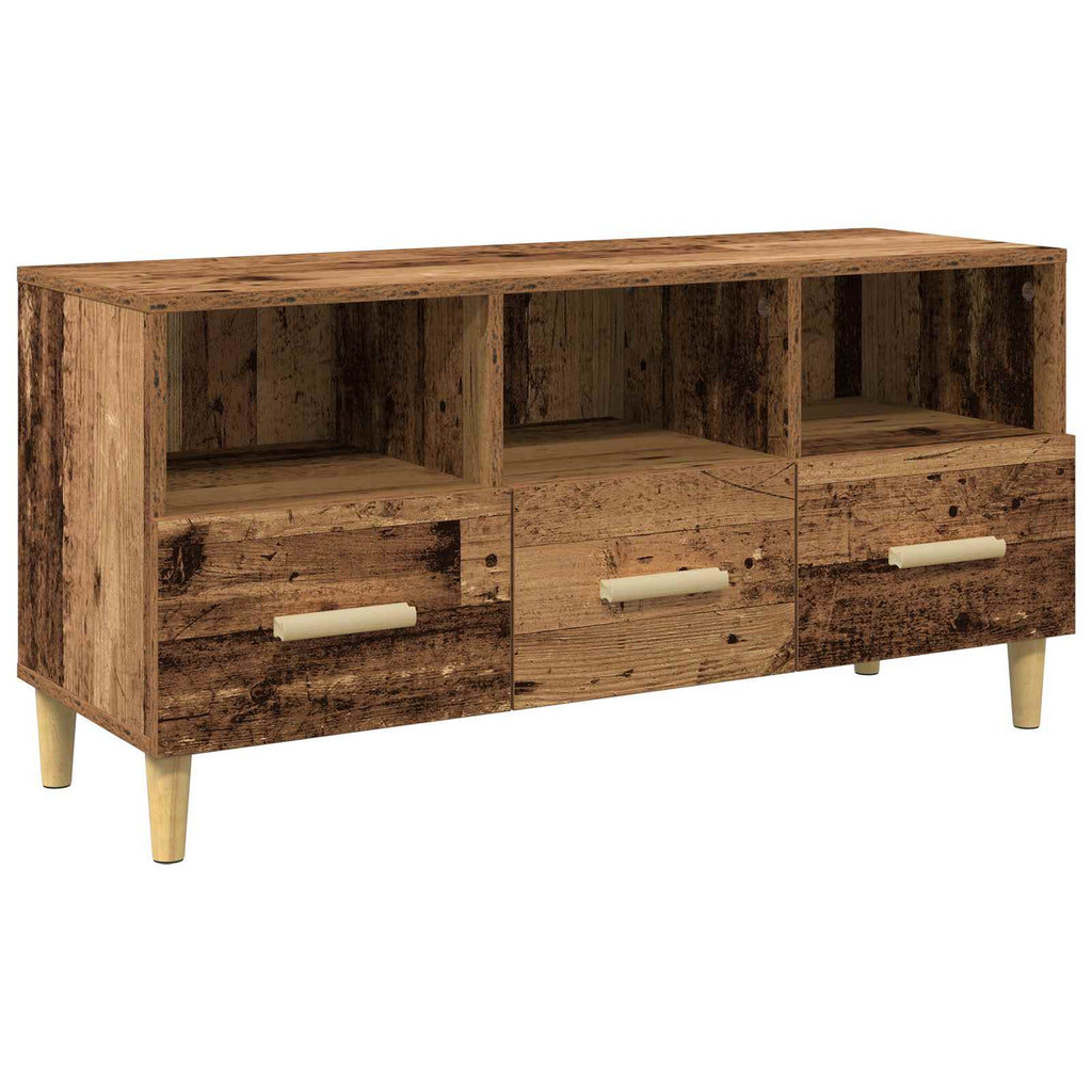 TV-Schränk Altholz 102 x 36 x 50 cm Holzwerkstoff