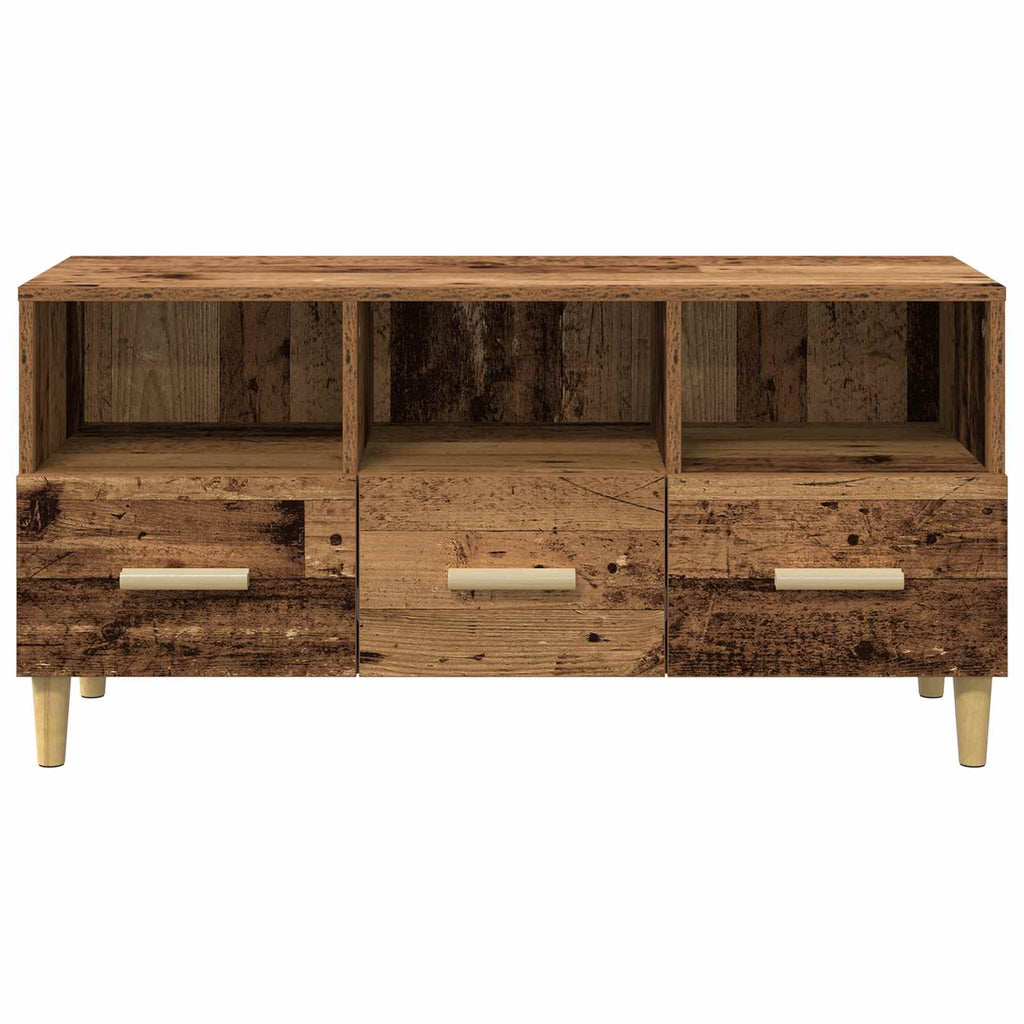 TV-Schränk Altholz 102 x 36 x 50 cm Holzwerkstoff