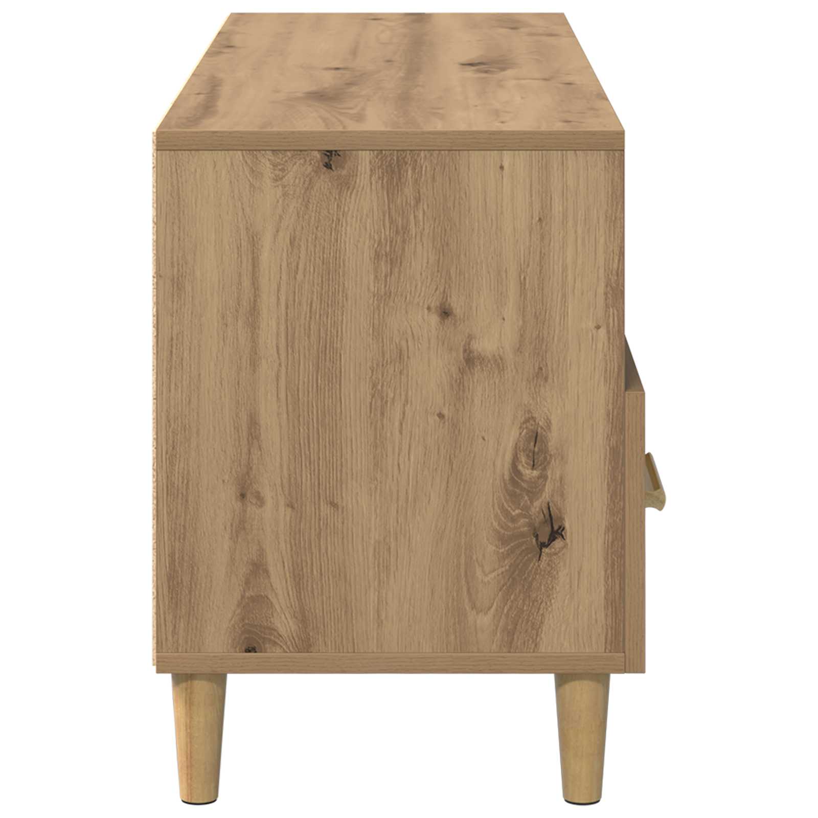 TV-Schränk Kunsthandwerk Eiche 102 x 36 x 50 cm Holzwerkstoff