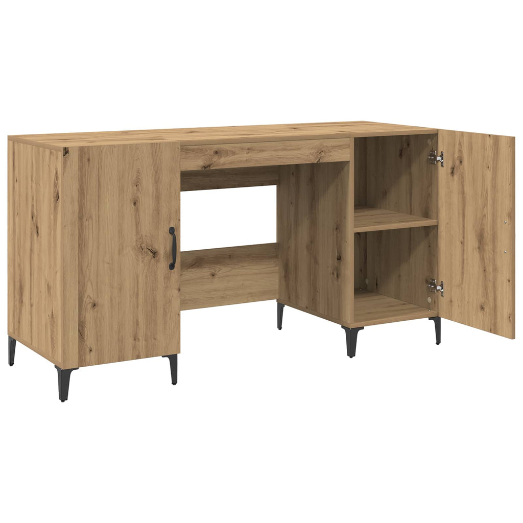 Schreibtisch Kunsthandwerk Eiche 140 x 50 x 75 cm Holzwerkstoff
