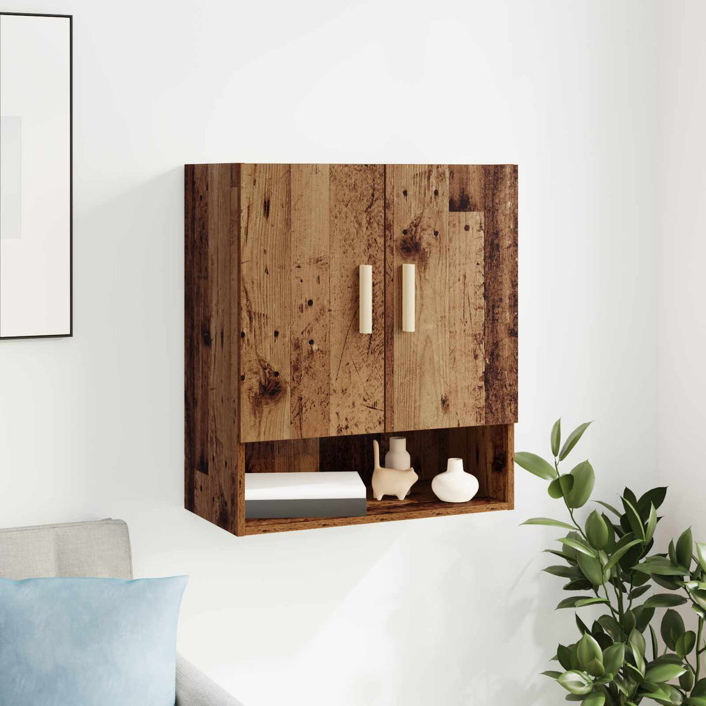 Wandschrank Wandmontiert Altholz 60 x 31 x 70 cm Holzwerkstoff
