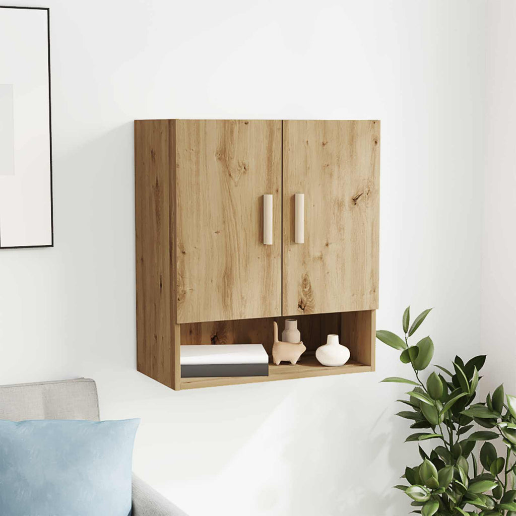 Wandschrank Kunsthandwerk Eiche 60 x 31 x 70 cm Holzwerkstoff