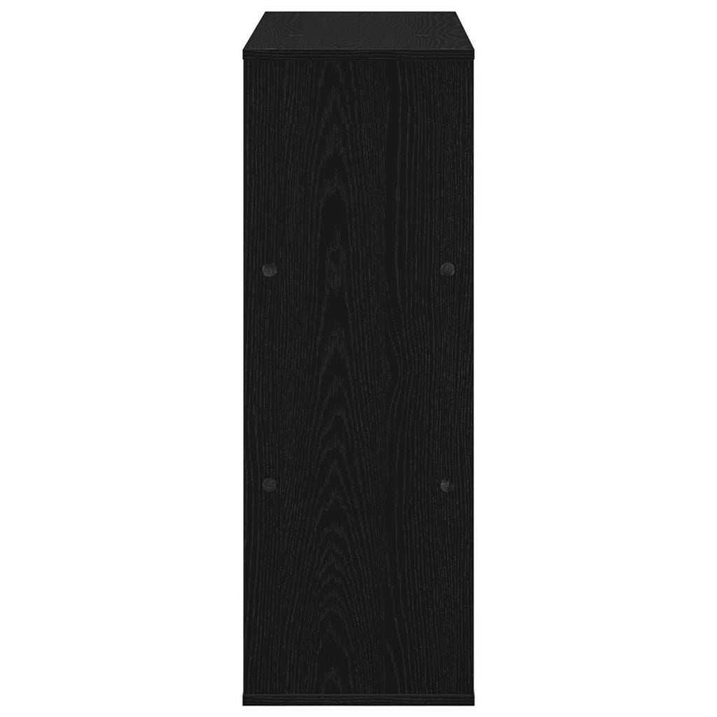 Bücherregal Schwarz Eichen-Optik 100 x 33 x 94,5 cm