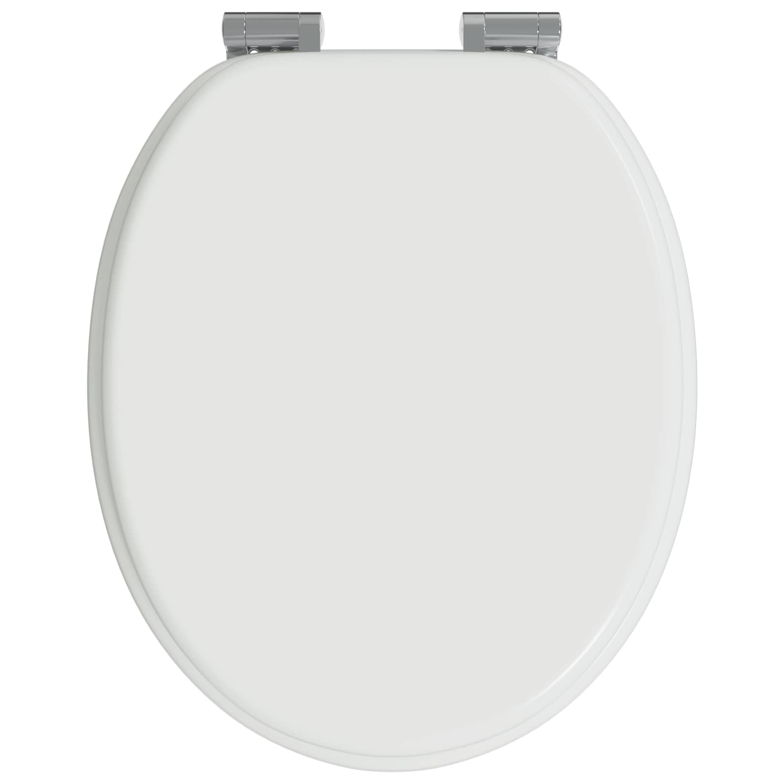 Soft-Close Toilettensitz Weiß 44 x 38 cm MDF-Platte