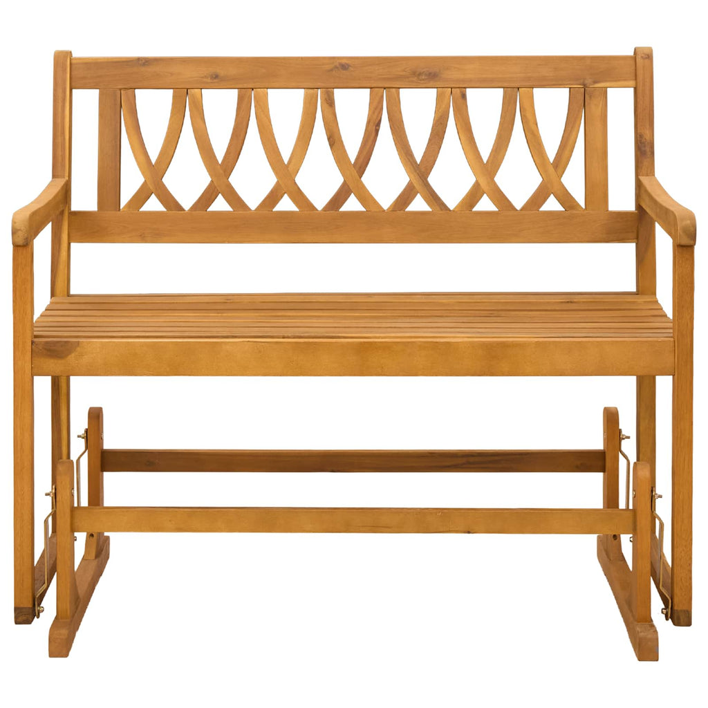 Garten Schaukeltbank Natur 110 x 59 x 97 cm Massivholz Akazie