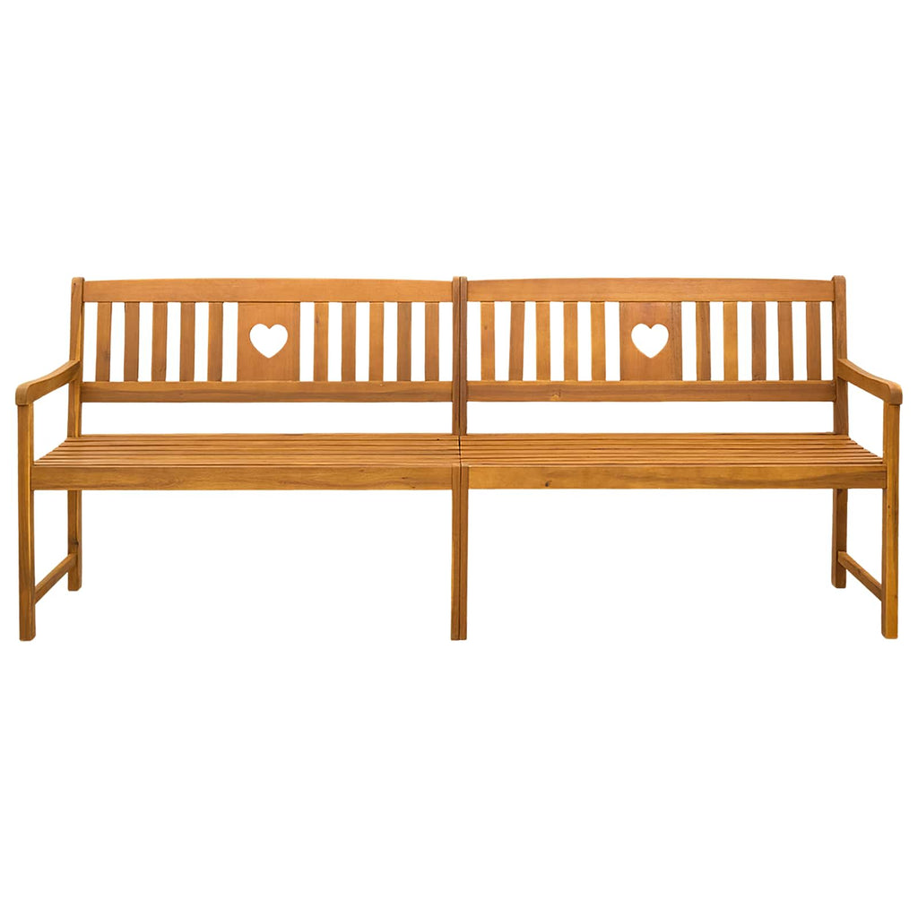Bank Outdoor Natur 220 x 55,5 x 90 cm Massivholz Akazie