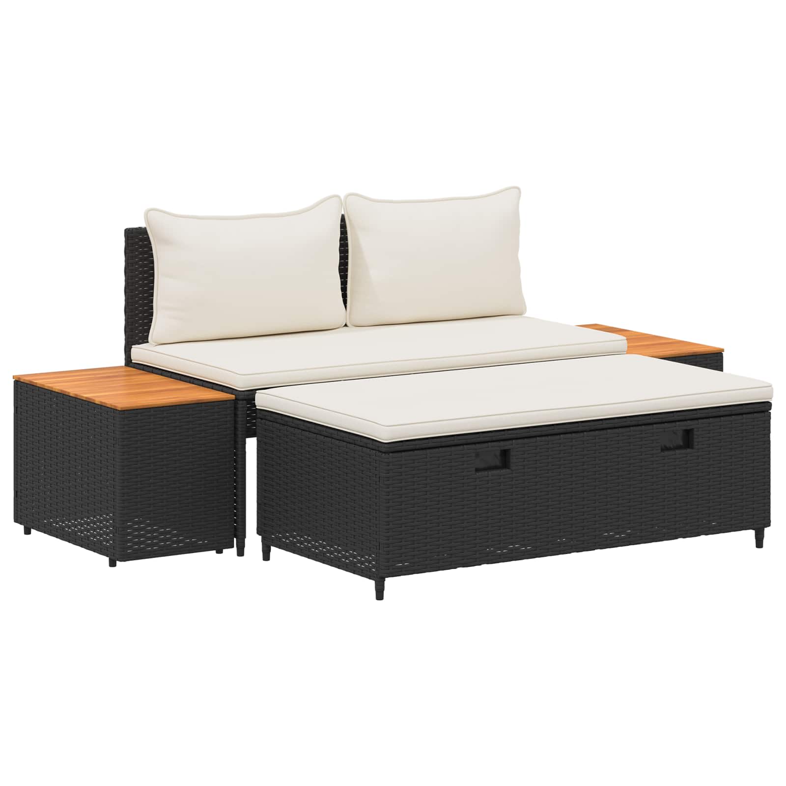 Outdoor-Sofagarnitur 4 -Seater 4 pcs 55 x 30 x 39 cm