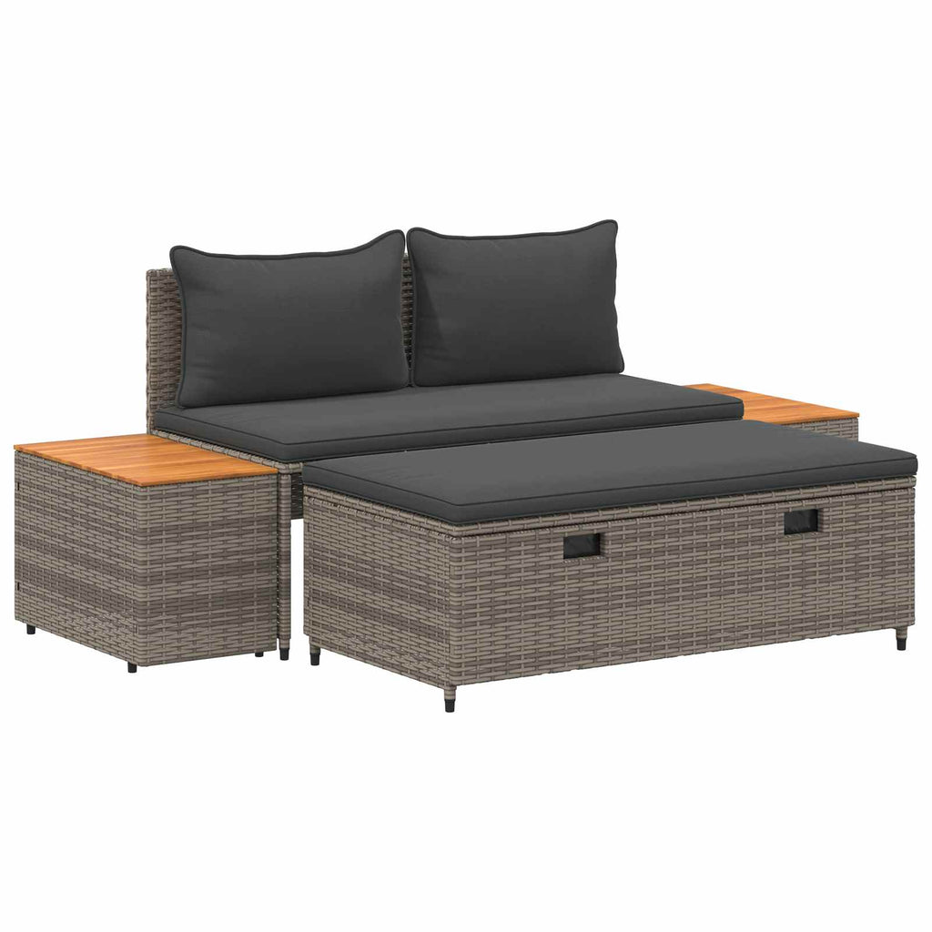 Outdoor-Sofagarnitur 4 -Seater 4 pcs 55 x 30 x 39 cm