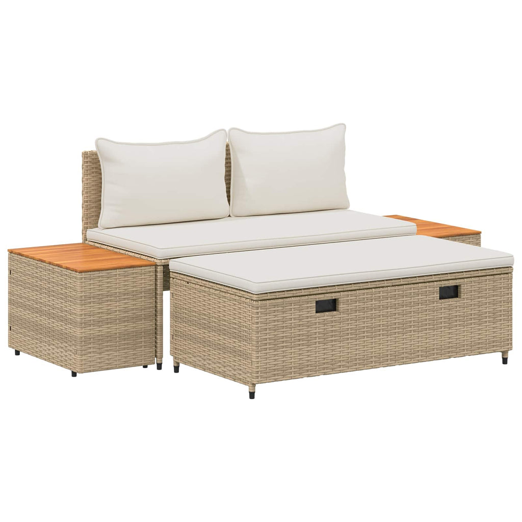 Outdoor-Sofagarnitur 4 -Seater 4 pcs 55 x 30 x 39 cm