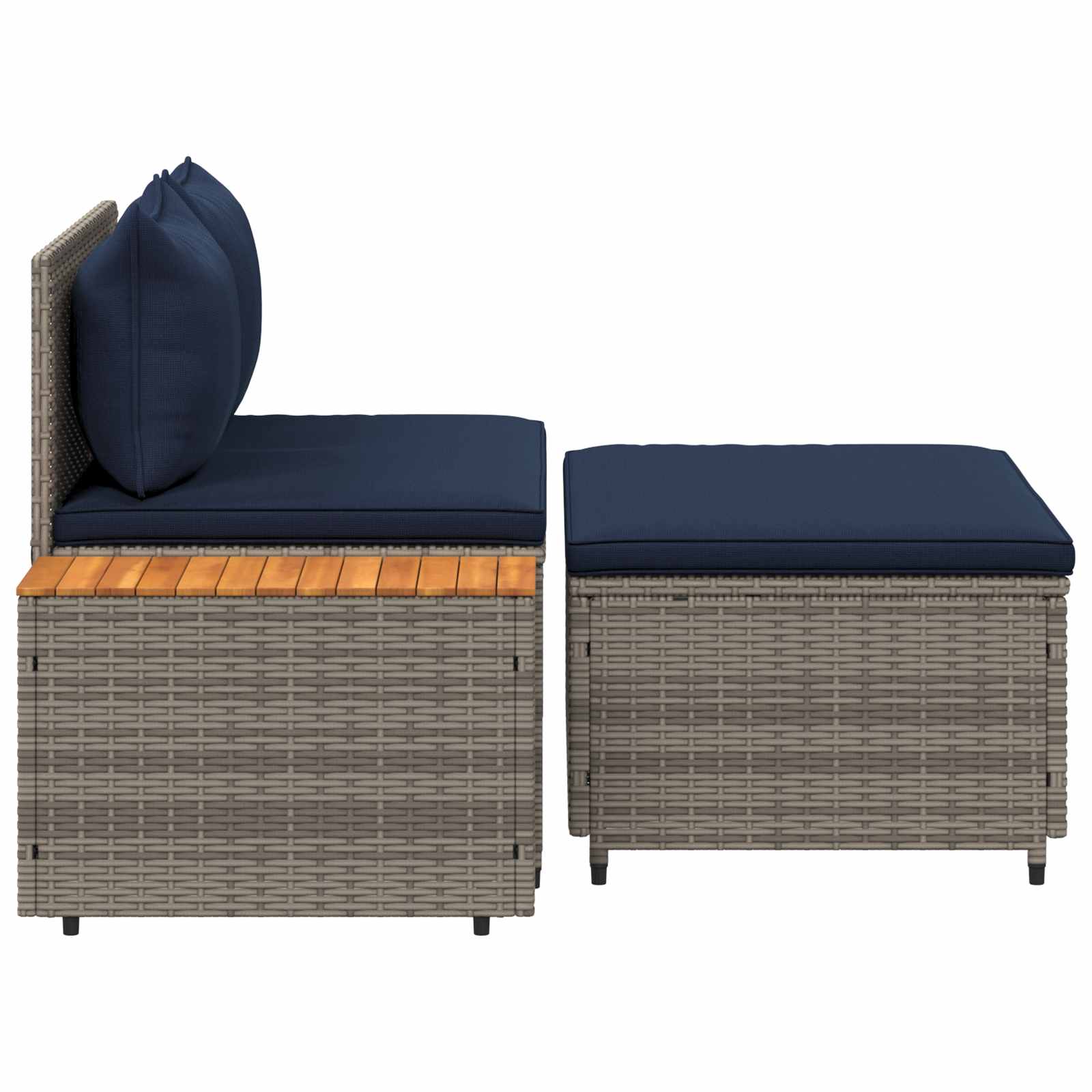 Outdoor-Sofagarnitur 4 -Seater 4 pcs 55 x 30 x 39 cm