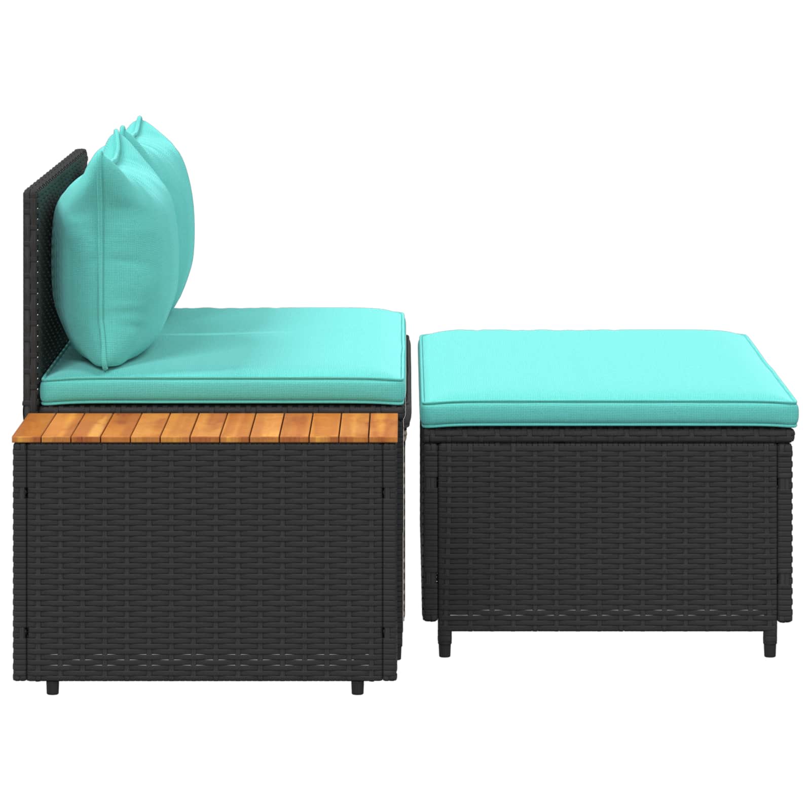 Outdoor-Sofagarnitur 4 -Seater 4 pcs 55 x 30 x 39 cm
