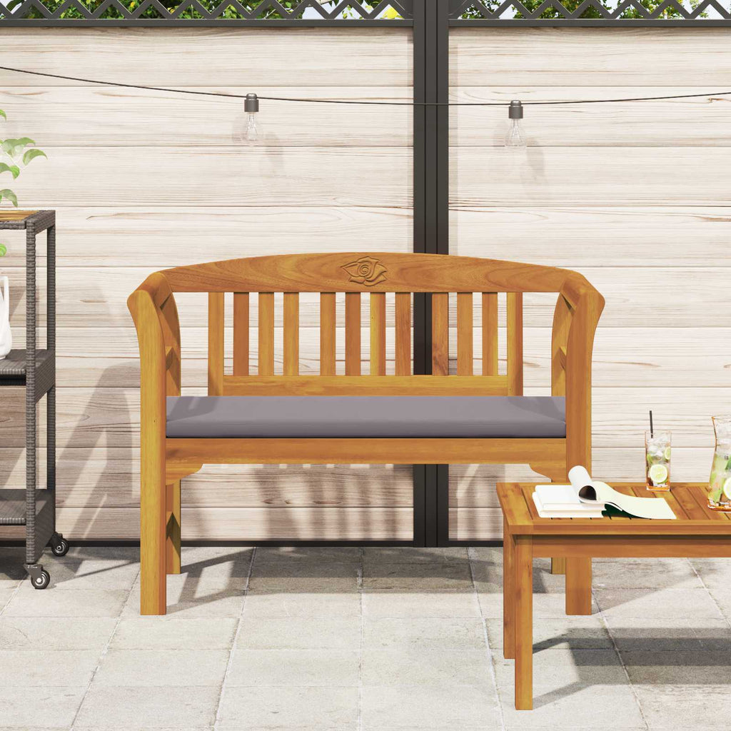 Rosenbank Natur 114 x 46 x 82,5 cm Massivholz Akazie