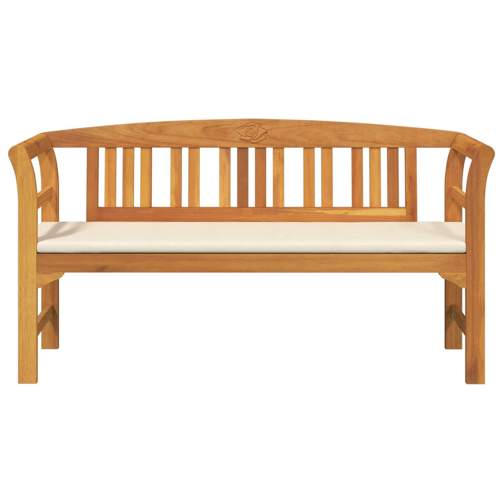 Rosenbank Natur 157 x 46 x 82,5 cm Massivholz Akazie
