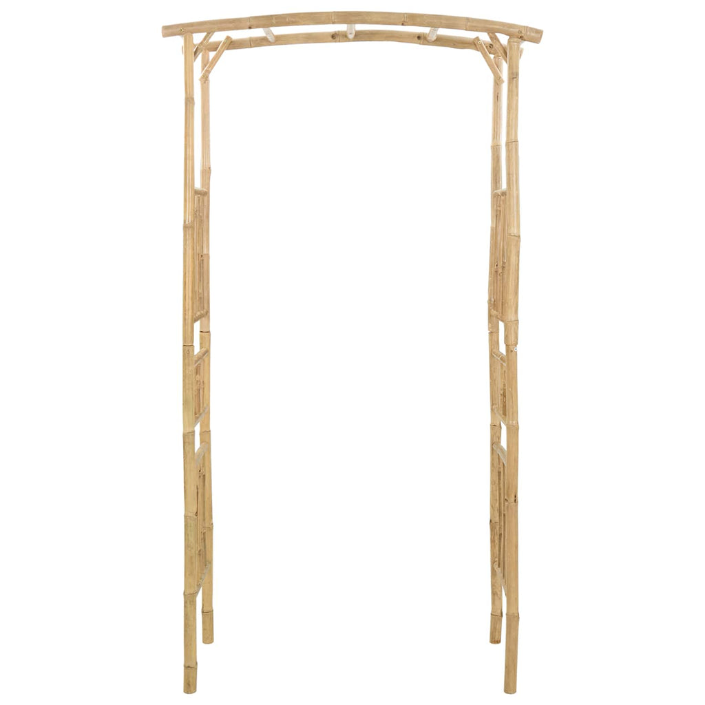 Gartenbogen Natur 110 x 40 x 205 cm Bambus