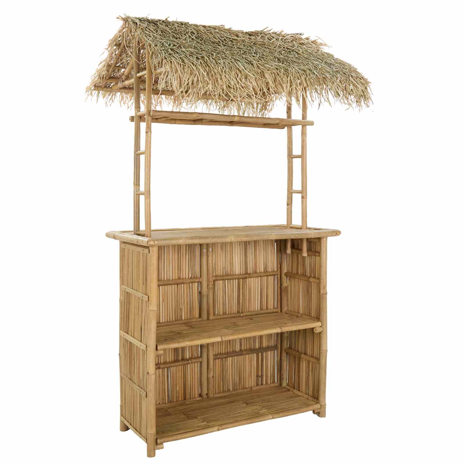 Outdoor Bartisch Natur 115 x 95 x 215 cm Bambus