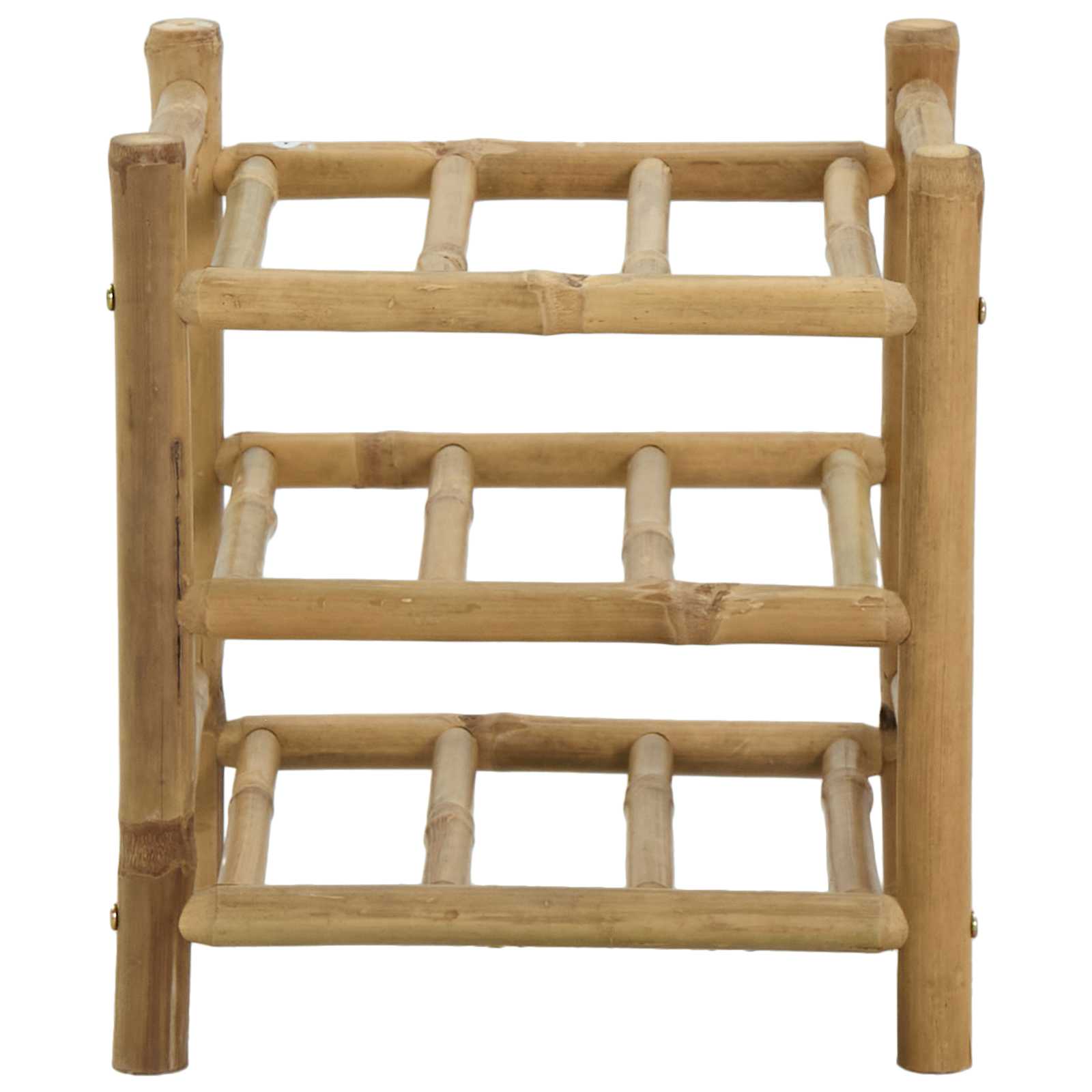 Weinregal Natur 32,5 x 29,5 x 36 cm Bambus