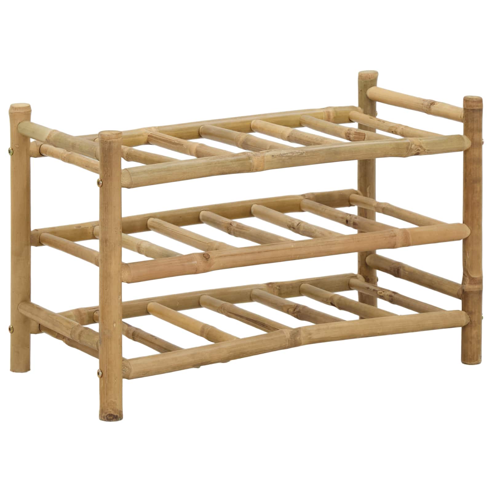 Weinregal Natur 57 x 29,5 x 36 cm Bambus