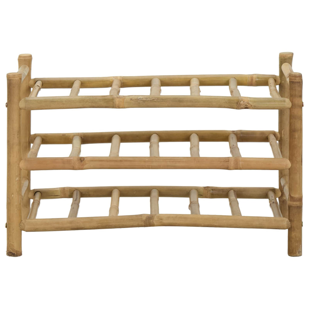 Weinregal Natur 57 x 29,5 x 36 cm Bambus