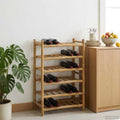 Weinregal Natur 57 x 29,5 x 72 cm Bambus