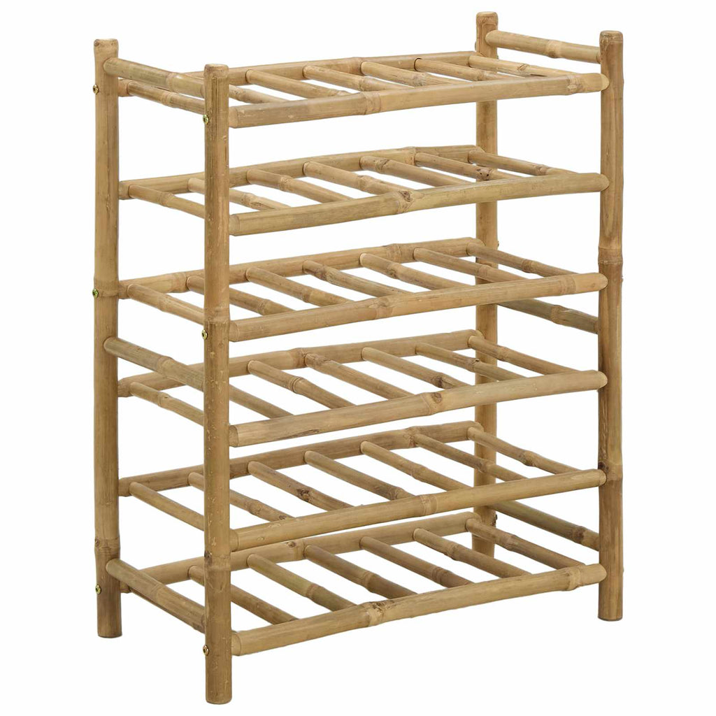 Weinregal Natur 57 x 29,5 x 72 cm Bambus
