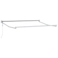 Elektrisches Markisenrahmen Weiß 2,5 x 2 m Aluminium