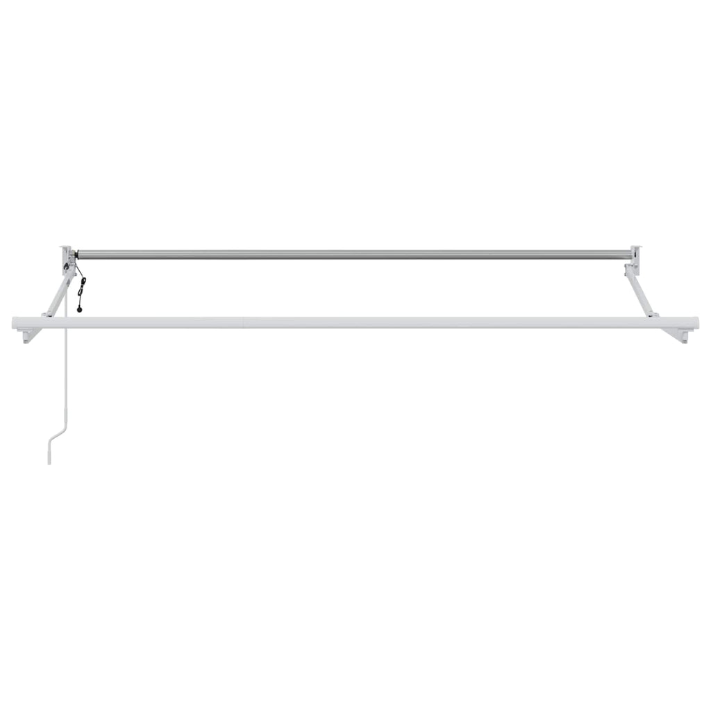 Elektrisches Markisenrahmen Weiß 3 x 2 m Aluminium