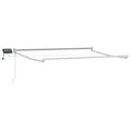 Elektrisches Markisenrahmen Weiß 2,5 x 2 m Aluminium