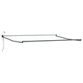 Elektrisches Markisenrahmen Anthrazit 4 x 2 m Aluminium