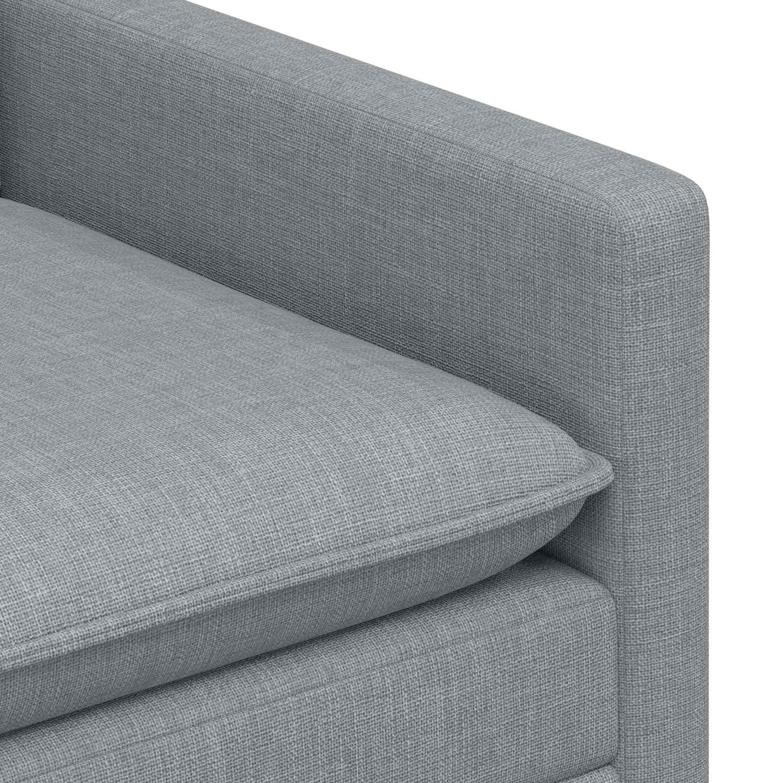 Sofa Hellgrau 76 x 81 x 87,5 cm Stoff