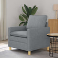 Sofa Hellgrau 76 x 81 x 87,5 cm Stoff